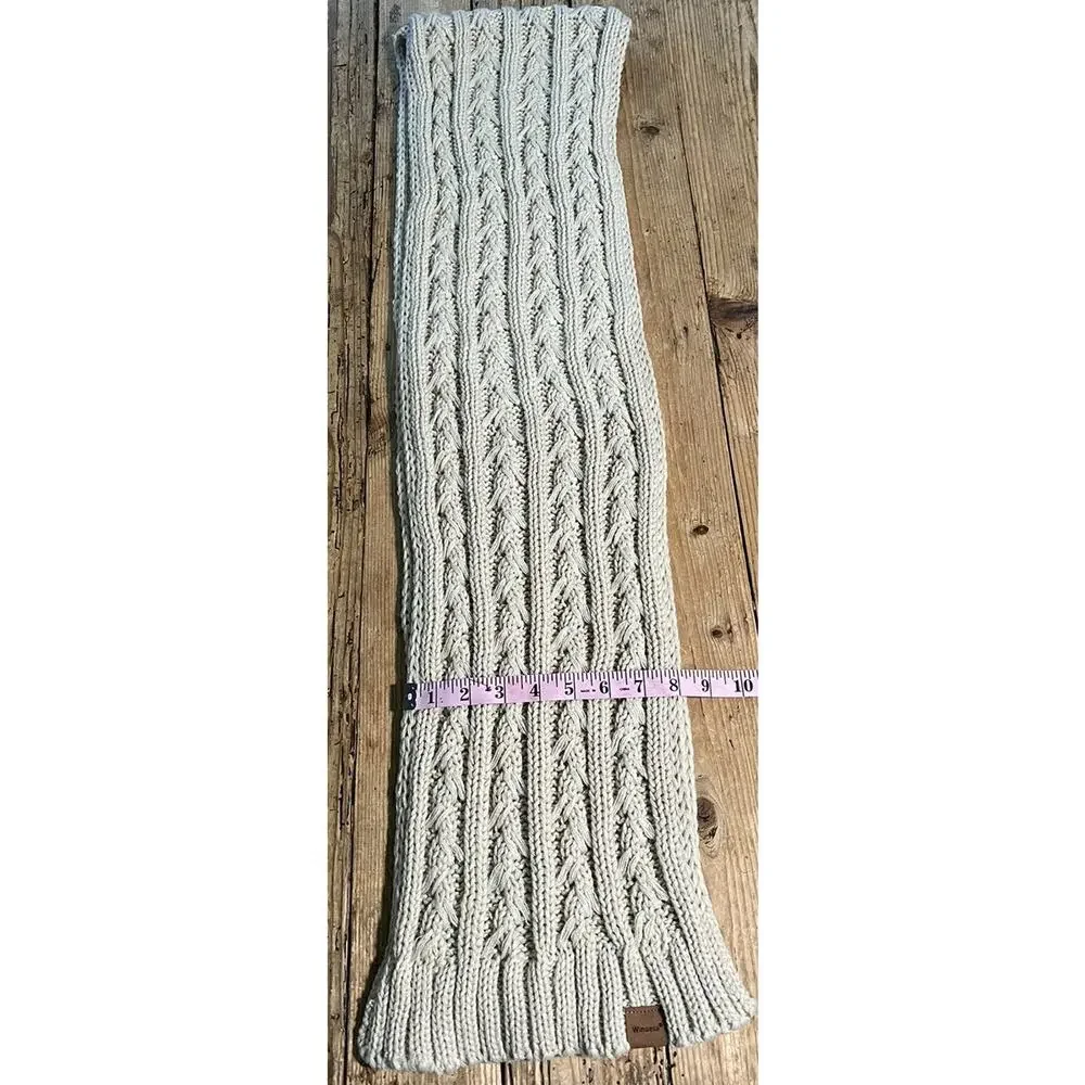 Winuesa Tan Knit Scarf NWOT